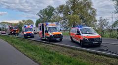 Rettungswagen auf der Straße