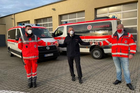 Neue Fahrzeuge für den Katastrophenschutz Brandenburg an der Havel!