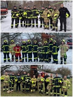 Collage mit den Gruppenbildern der drei Lehrgänge