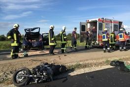 Schwerer Verkehrsunfall auf der B1