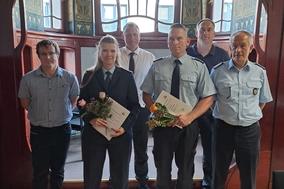 Gruppenbild mit sechs Personen