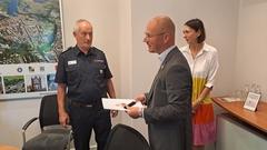 Übergabe OB und Herrn Hohn