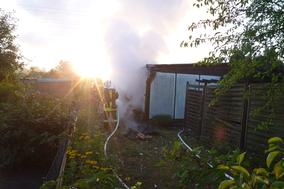 Bungalowbrand in der Fohrder Landstraße