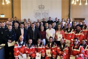 Ehrung für die Helfer von Treuenbrietzen und Fichtenwalde