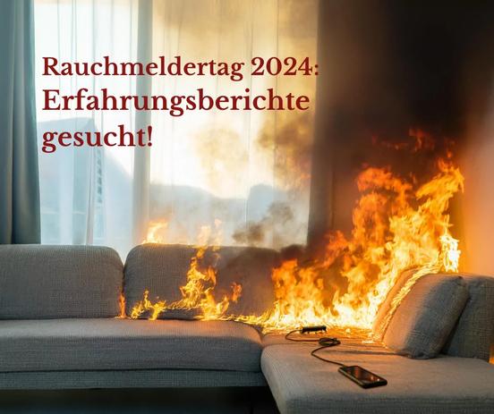 Eine brennende Couch