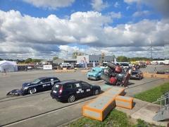 Das Übungsfeld von oben