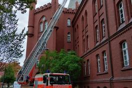 Anleitern an der TH Brandenburg