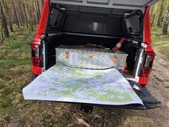 Karte auf Ladefläche eine Ford Ranger