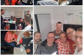 Colage mit Auszügen aus der Ausbildung