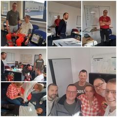 Colage mit Auszügen aus der Ausbildung