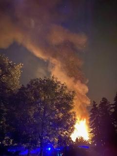 Rauch und Feuer