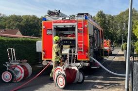 Löschfahrzeug auf Straße