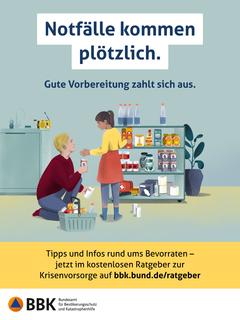 Bevorratung mit einem Mann und einer Frau die Warensortieren