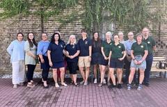 Gruppenbild am Kinderhospiz