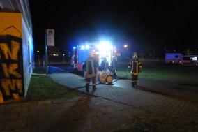 Brand-Gebäude-Groß