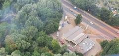 Brand ehem. Güterbahnhof