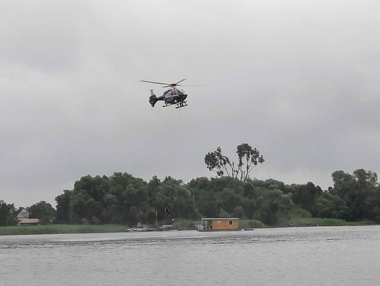 Hubschrauber in der Luft