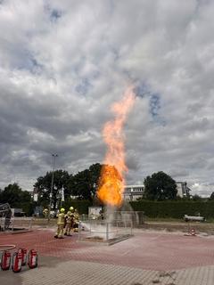 Feuer wird gelöscht