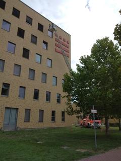 Anleitern an der TH Brandenburg