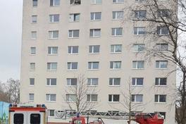 Brand Gebäude-Groß