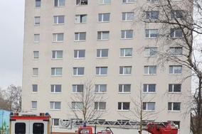Brand Gebäude-Groß 