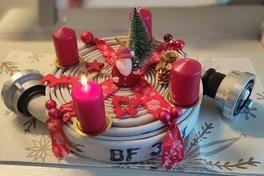 Adventskranz der Feuerwehr