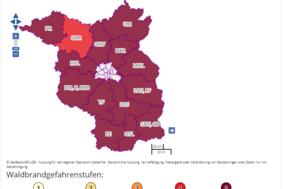 Höchste Waldbrandgefahrenstufe 5