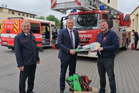 Übergabe Federballsets