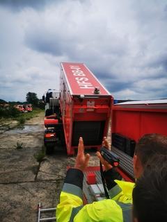 HFS rollt den Container ab