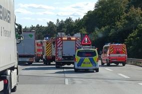 Fahrzeuge der BF Auf der Autobahn